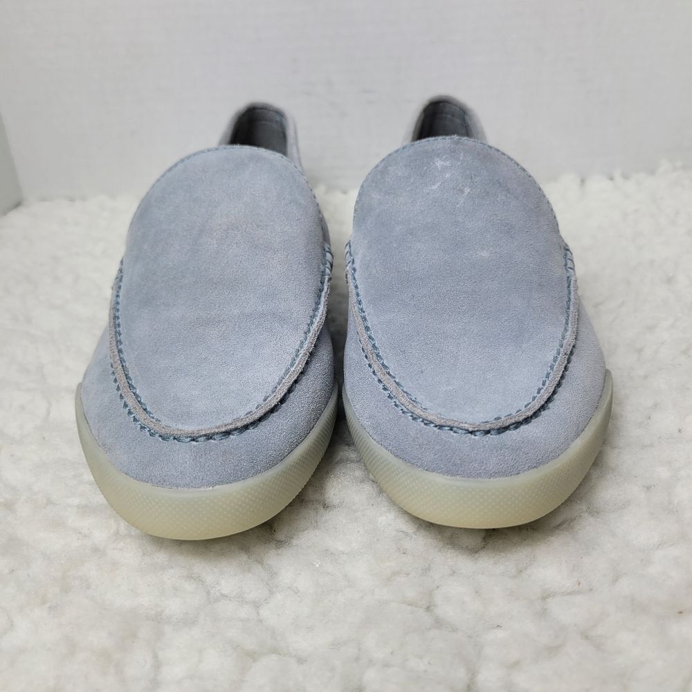 Frye Melanie Skimmer Womens Slip On Shoes Size 9 Bue Suede Almond Toe Shoes New - Picture 2 of 10